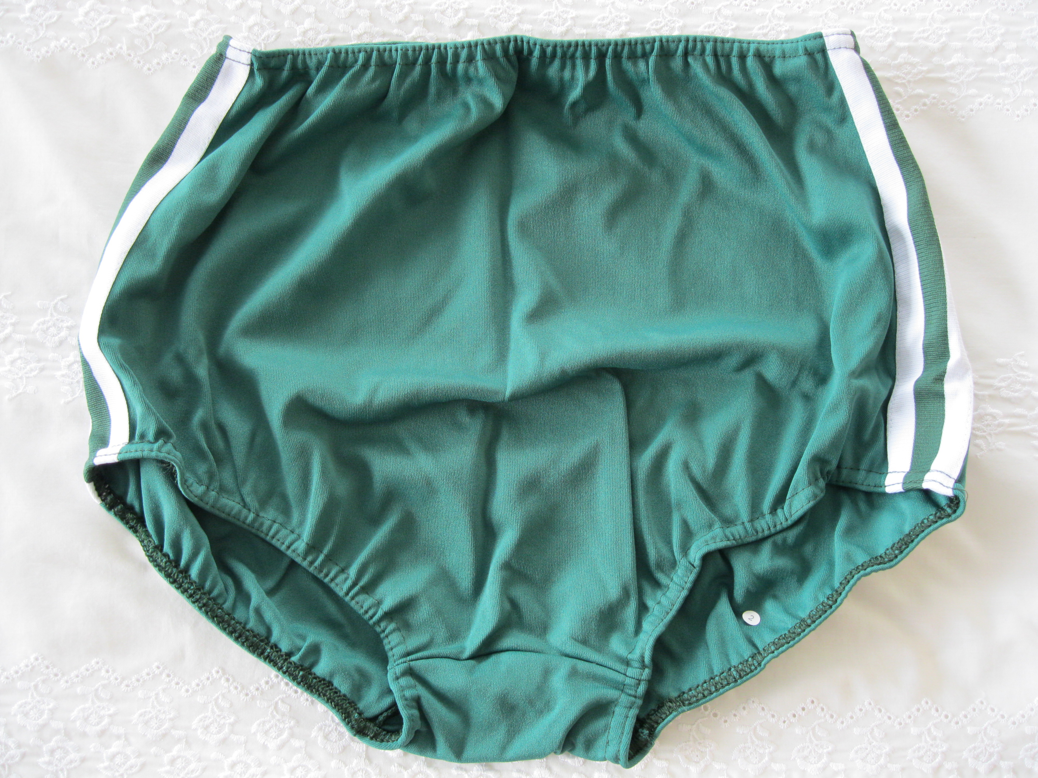 Vintage 1960s School Knickers, Netball Panties Briefs green size small
