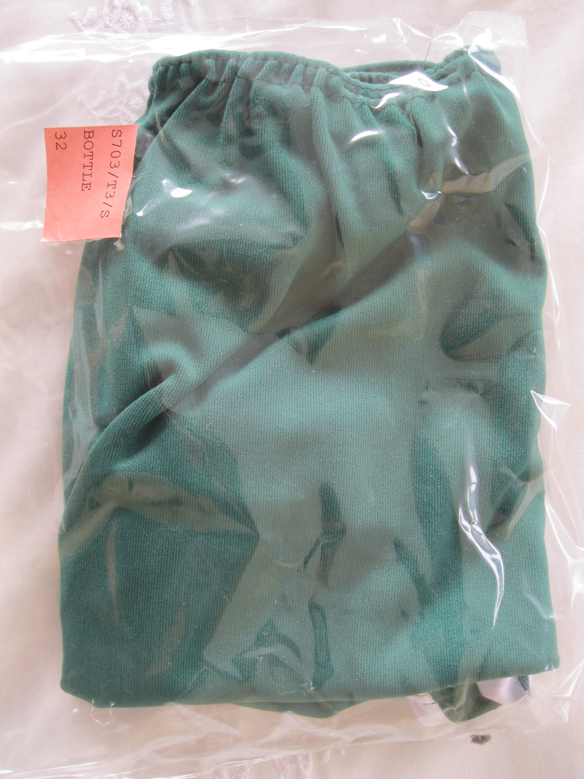 Girls Classic BOTTLE GREEN ( XXL -Size 32) Gym Knickers (Athletics Shorts/ Underwear) BY GYMPHLEX